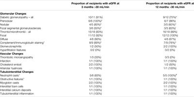 Incidence, Nature and Natural History of Additional Histological Findings in Preimplantation and Implantation Kidney Transplant Biopsies